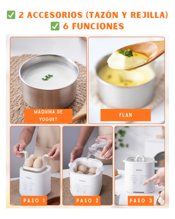 Nuevo 🚨 Hervidor eléctrico de huevos 🥚🥚