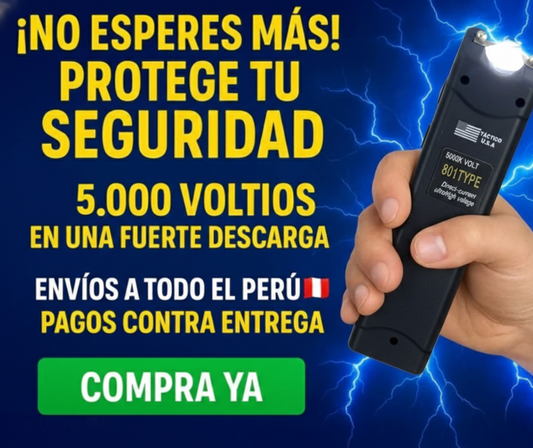 LINTERNA ELECTROSHOCK DEFENSA PERSONAL PARALIZANTE 🔦⚡️